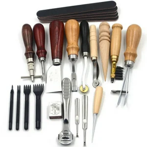 18 Pcs Professional Leather craft Tool Kit