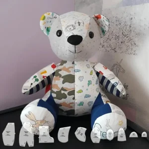 Stuffed Bear Reusable Sewing Template Set